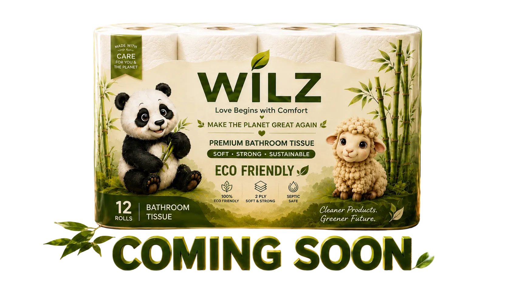 WILZ Premium Eco Friendly Toilet Paper