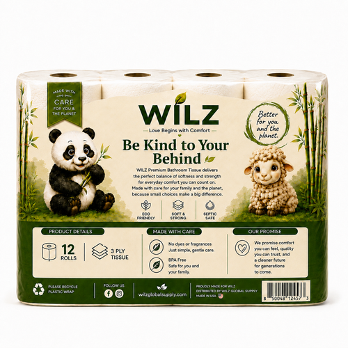 WILZ Premium Eco Friendly Toilet Paper